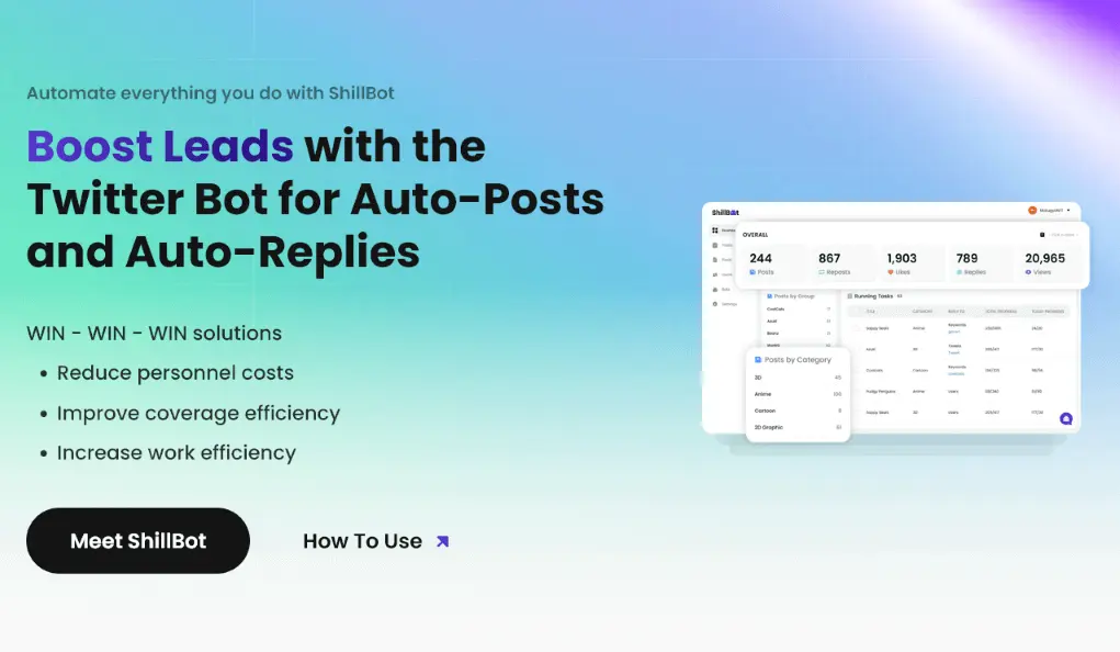 ShillBot – AI Twitter Marketing Tool