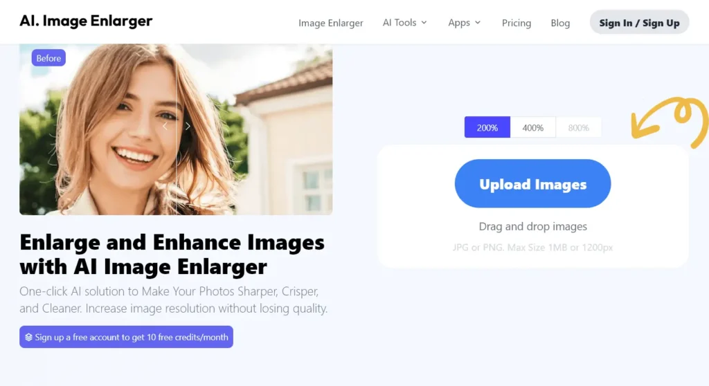 AI Image Enlarger