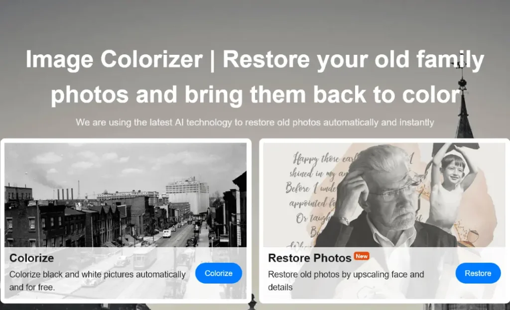 ImageColorizer – Colorize Images Using AI