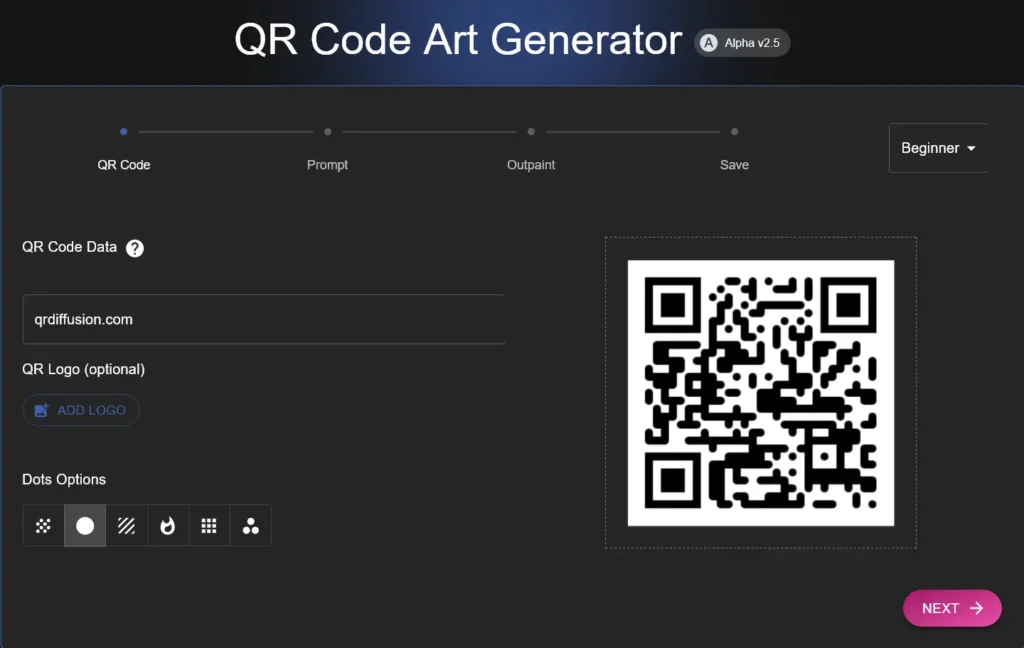 QR Diffusion