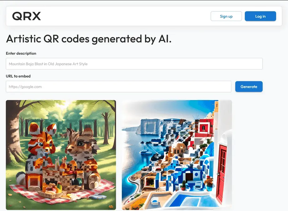 QRX – AI QR Code Generator