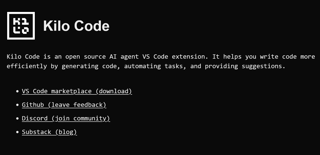 Kilo Code