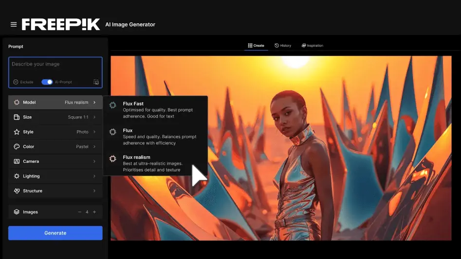 Freepik AI Image Generator