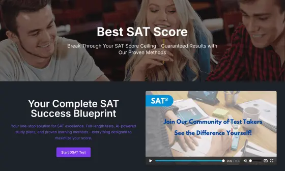Best SAT Score