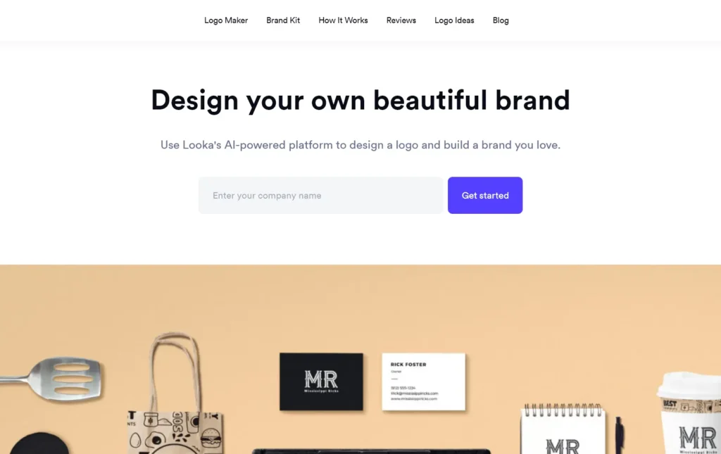 Looka Free AI Logo Maker Review
