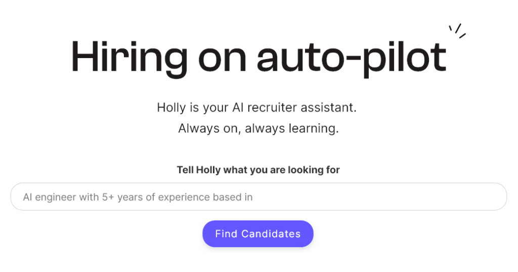 Holly – AI Virtual Recruiter